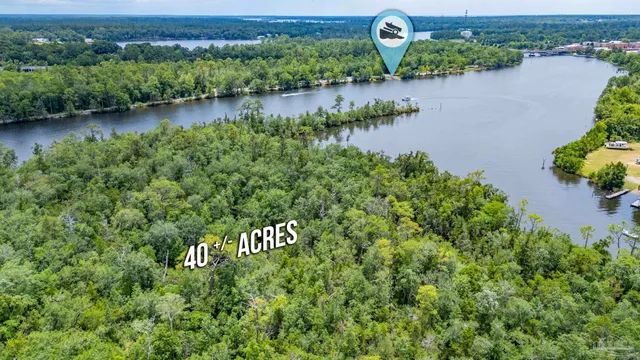 an aerial view of a park