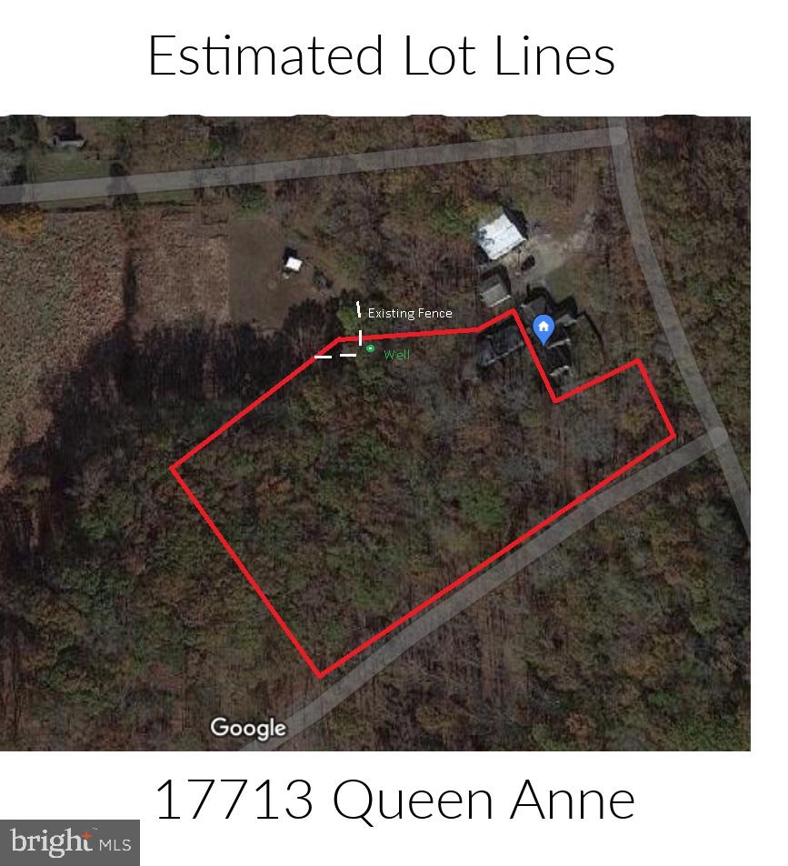 17713 Queen Anne Road Upper Marlboro, MD 20774 - Photo 35 of 35 Estimated lot lines