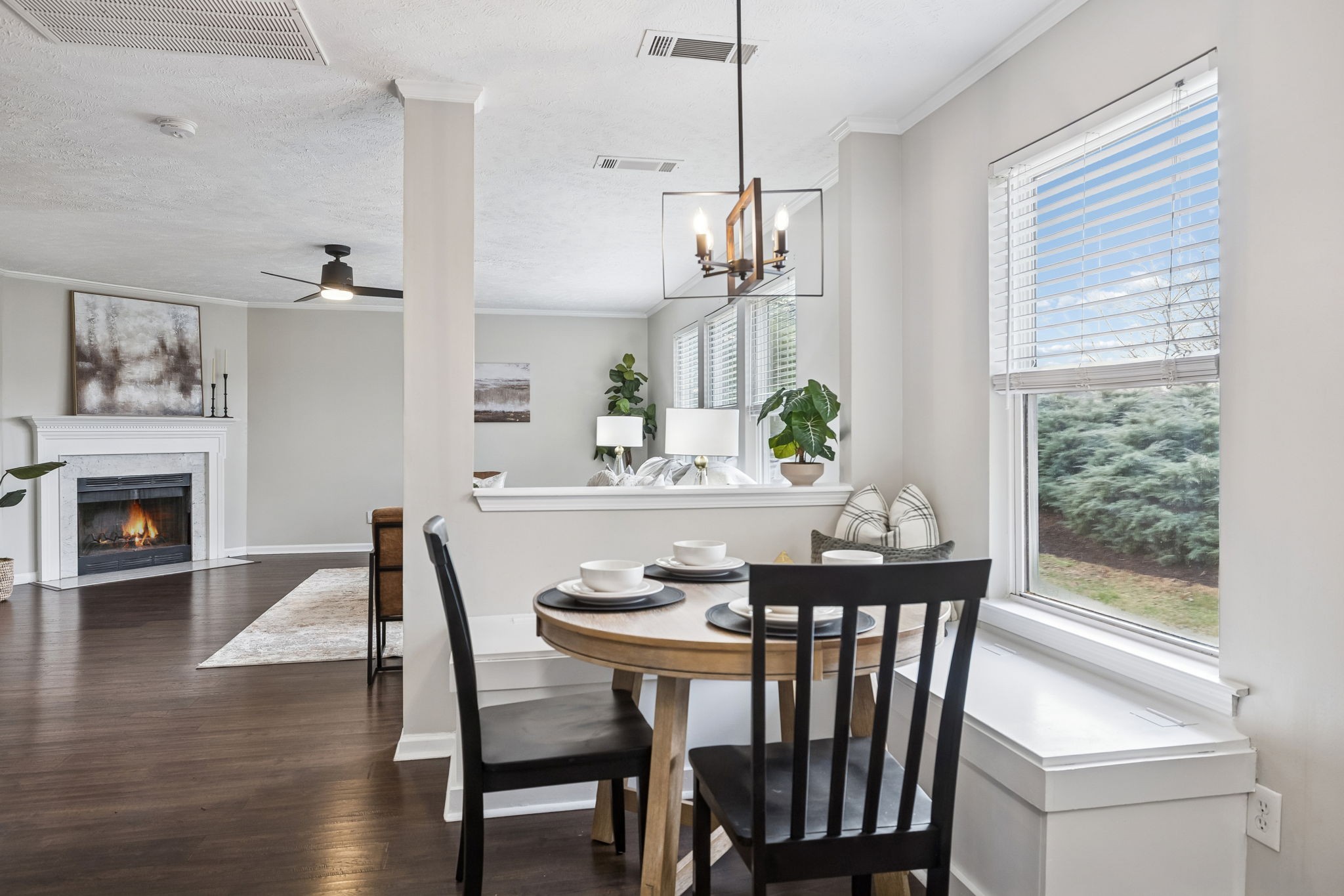 5807 Roxbury Drive Murfreesboro, TN 37128 - Photo 24 of 99 a view of a dining room with furniture window and wooden floor