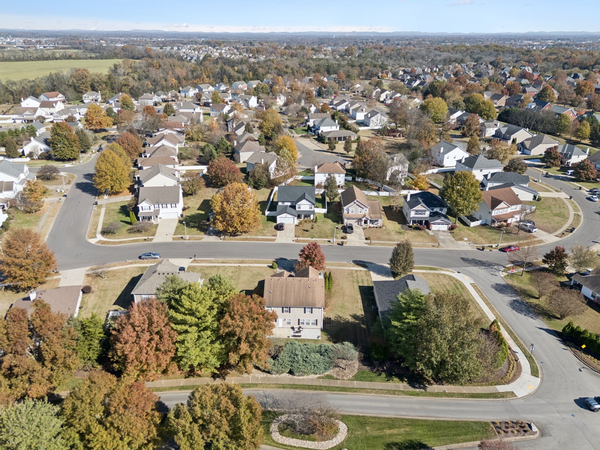 5807 Roxbury Drive Murfreesboro, TN 37128 - Photo 73 of 99 an aerial view of residential houses with outdoor space