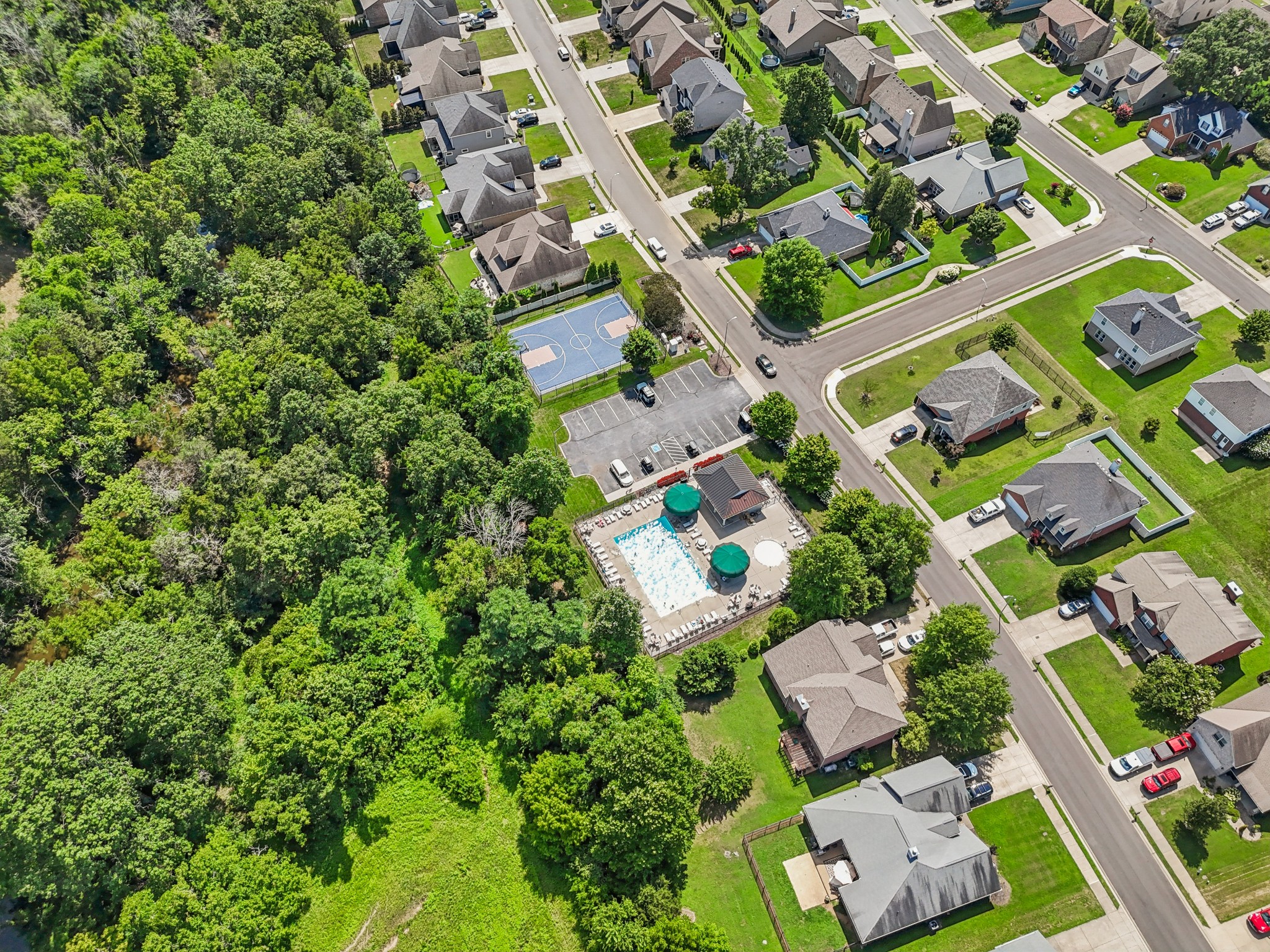 5807 Roxbury Drive Murfreesboro, TN 37128 - Photo 94 of 99 an aerial view of residential houses with outdoor space