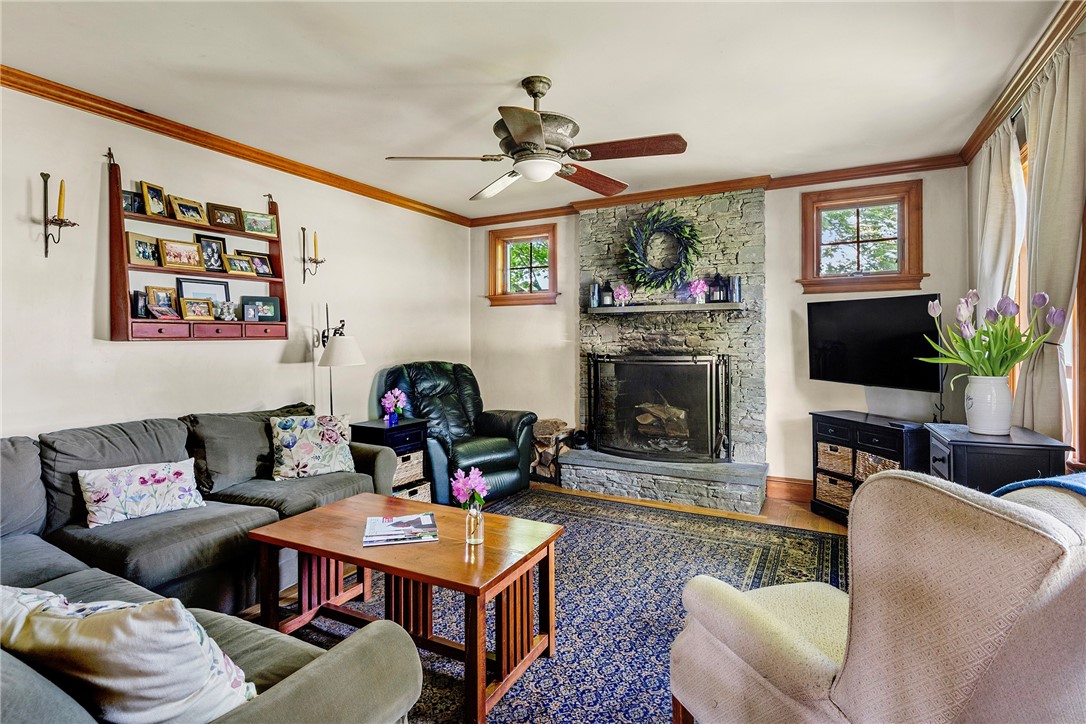 201 Paradise Avenue Middletown, RI 02842 - Photo 18 of 48 with natural wood burning fireplace