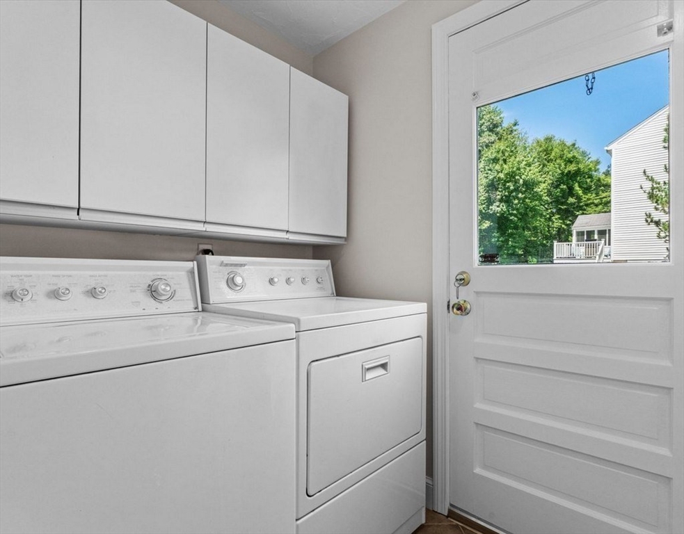 9 Pleasantview Terrace Framingham, MA 01701 - Photo 13 of 35 a view of washer and dryer with white cabinet
