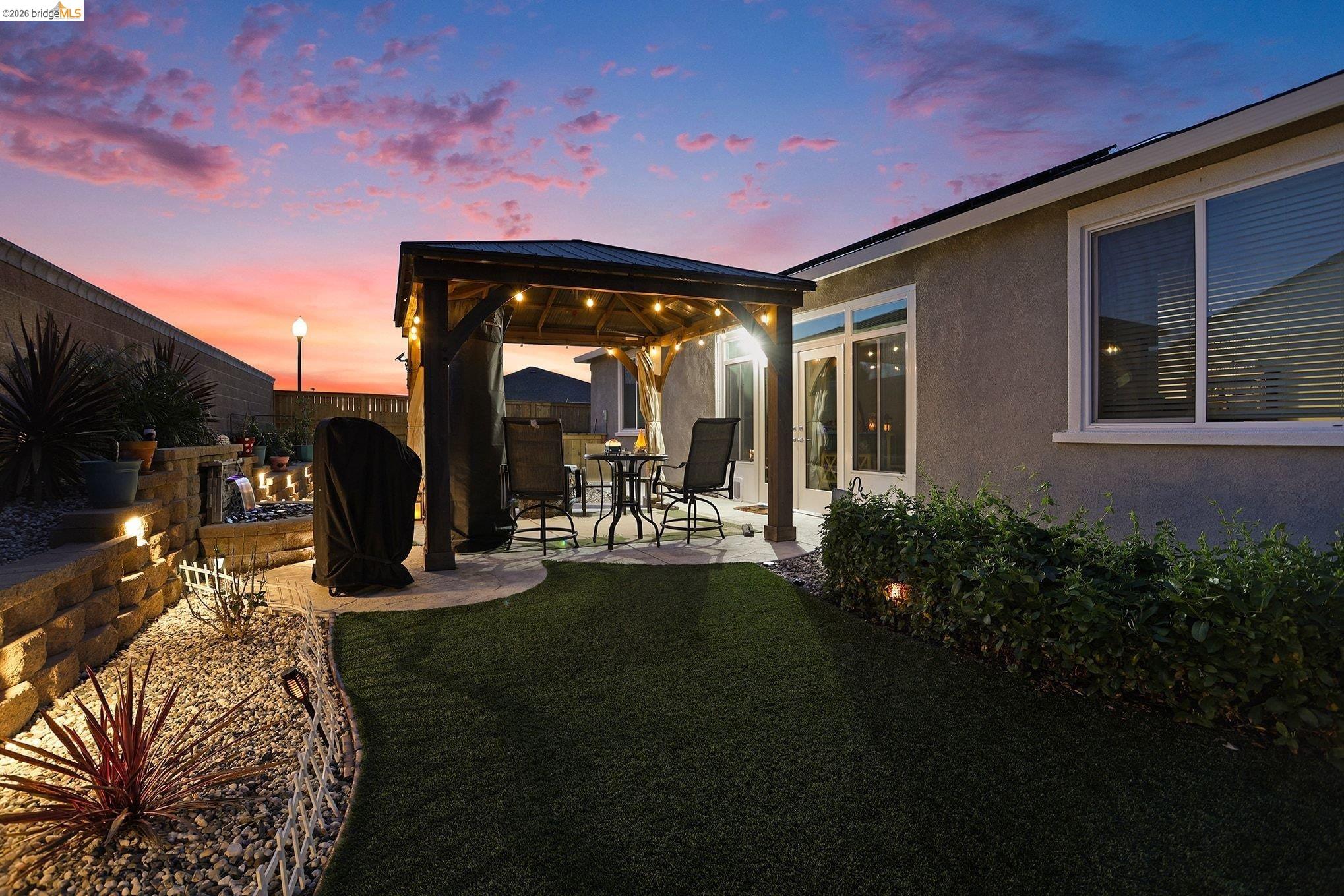 4585 Prairie Path Rio Vista, CA 94571 - Photo 35 of 45 a view of a porch with furniture and garden