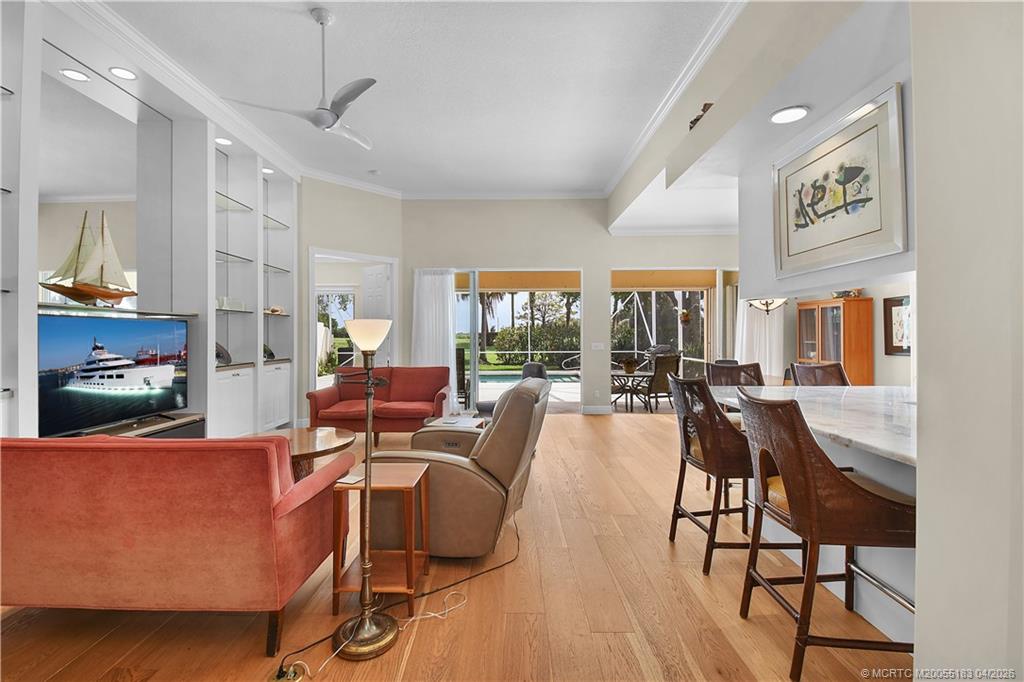 1494 Southwest Balmoral Trace Stuart, FL 34997 - Photo 8 of 45 Entering Great Room