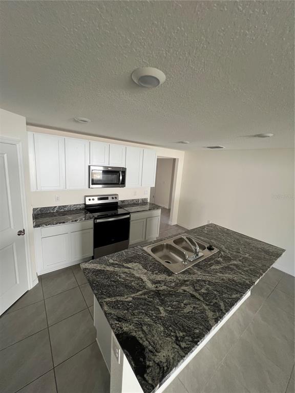 15253 Southwest 28th Avenue Road Ocala, FL 34473 - Photo 6 of 13 a kitchen with kitchen island granite countertop a sink cabinets and stainless steel appliances