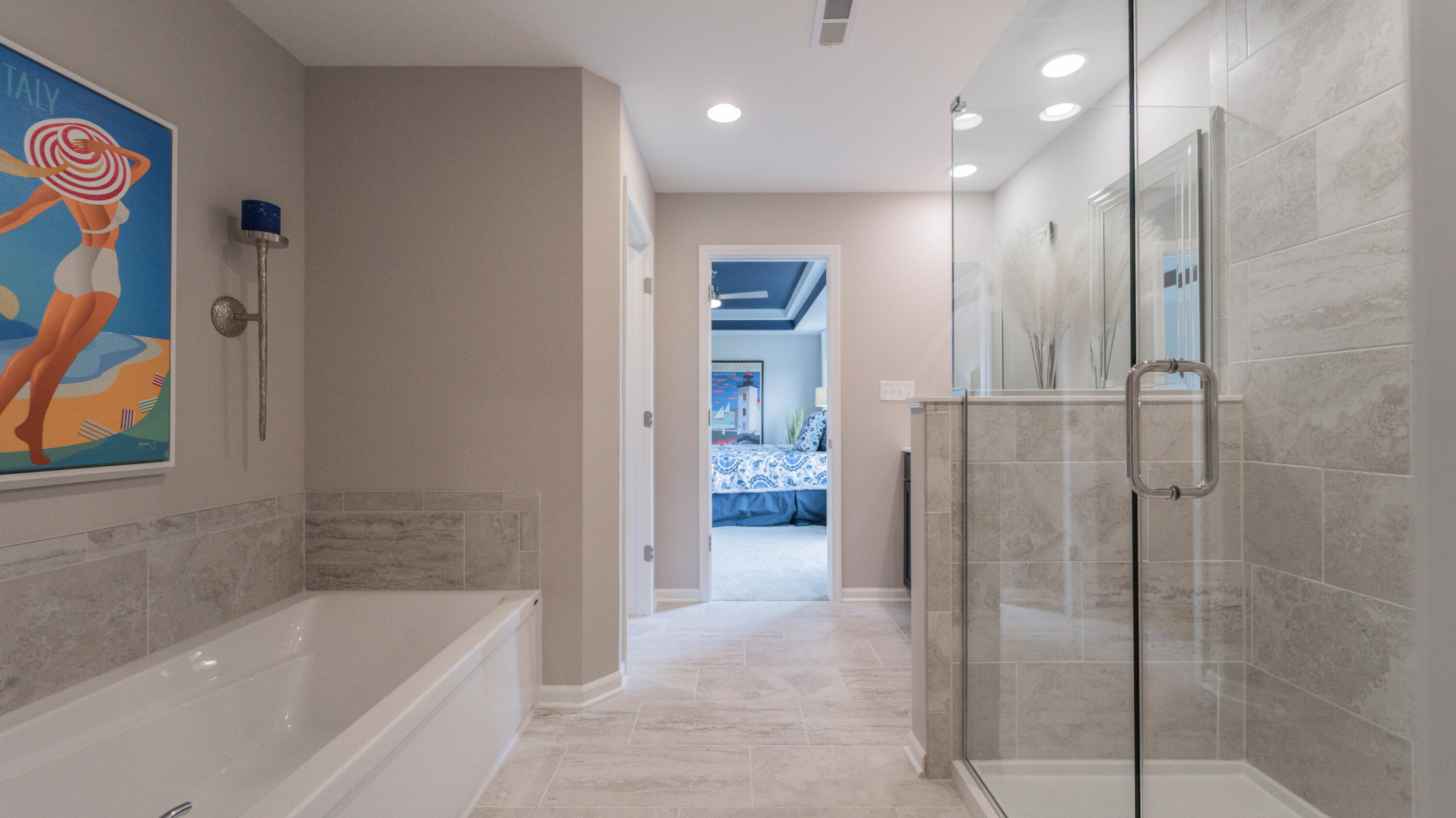 5657 Burr Rdg Circle Crown Point, IN 46307 - Photo 22 of 23 a bathroom with a bathtub and a shower