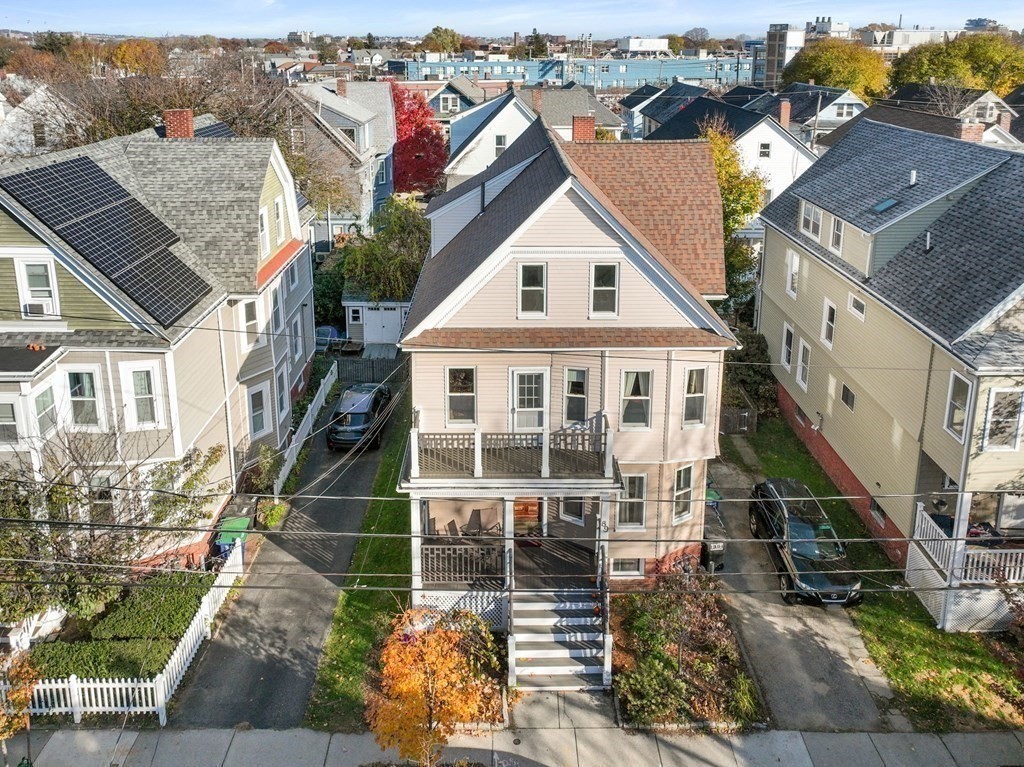 89 Bromfield Road Somerville, MA 02144 - Photo 32 of 41 an aerial view of a house