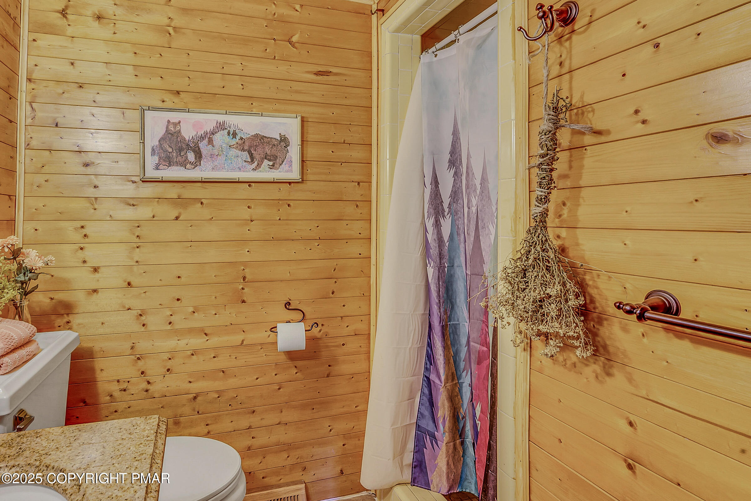 261 Hall Lane Tunkhannock, PA 18657 - Photo 17 of 23 a bathroom with a toilet and a shower