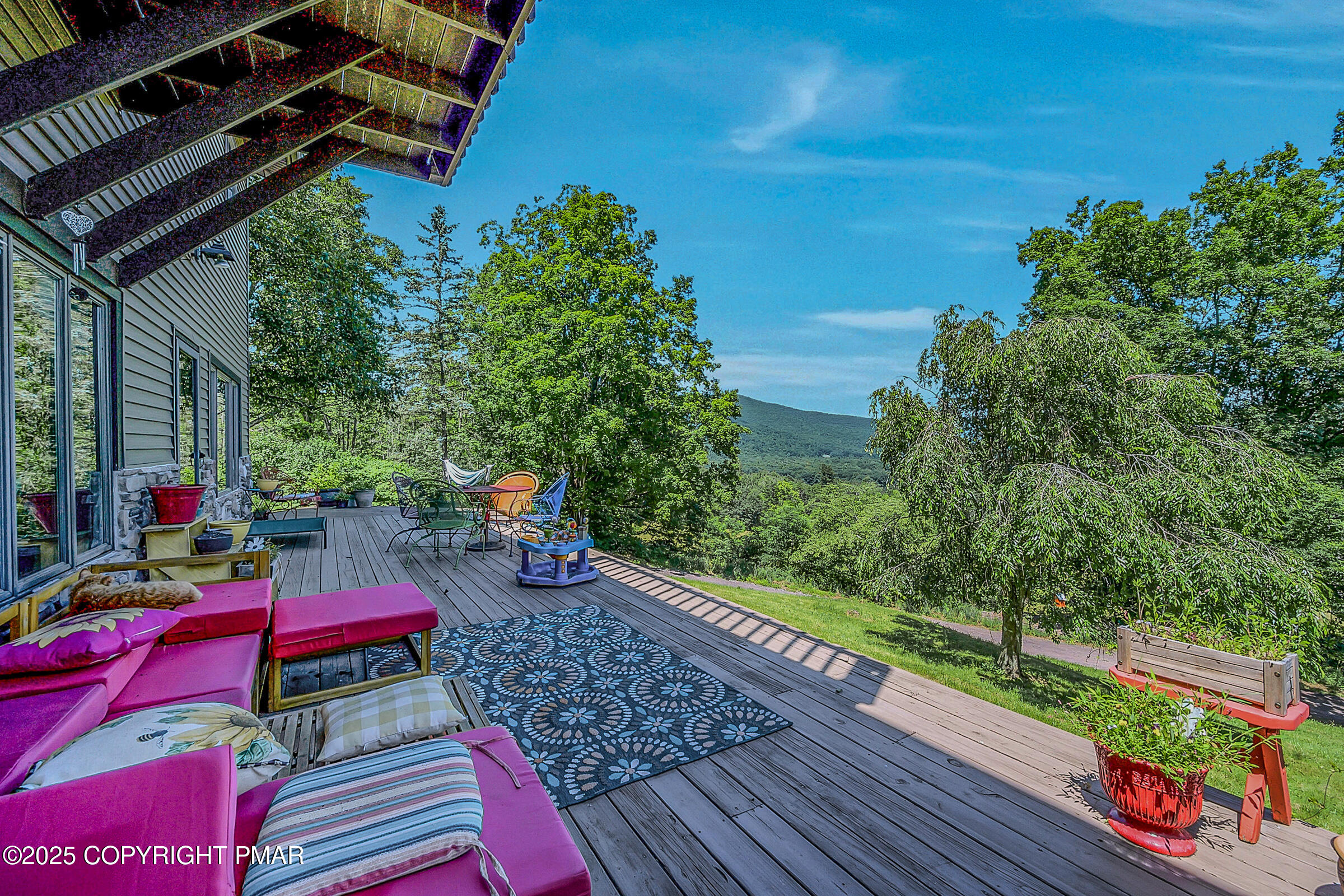 261 Hall Lane Tunkhannock, PA 18657 - Photo 3 of 23 a view of yard from balcony