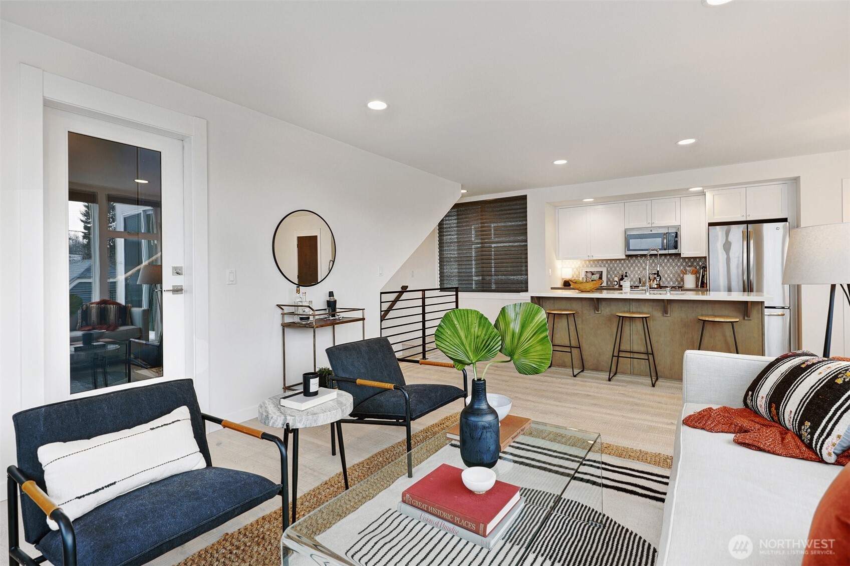 3717 South Dawson Street Seattle, WA 98118 - Photo 17 of 40 a living room with furniture kitchen and a table