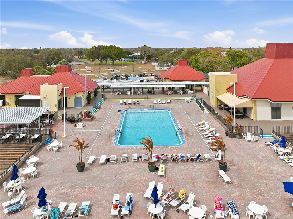 566 Dolphin Circle Sebastian, FL 32976 - Photo 22 of 36 an aerial view of residential houses and outdoor space