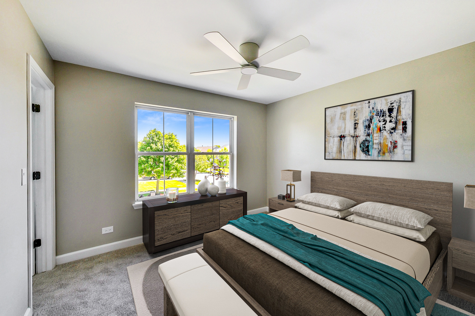 2782 Moraine Valley Road Wauconda, IL 60084 - Photo 15 of 24 a bedroom with a bed and a window