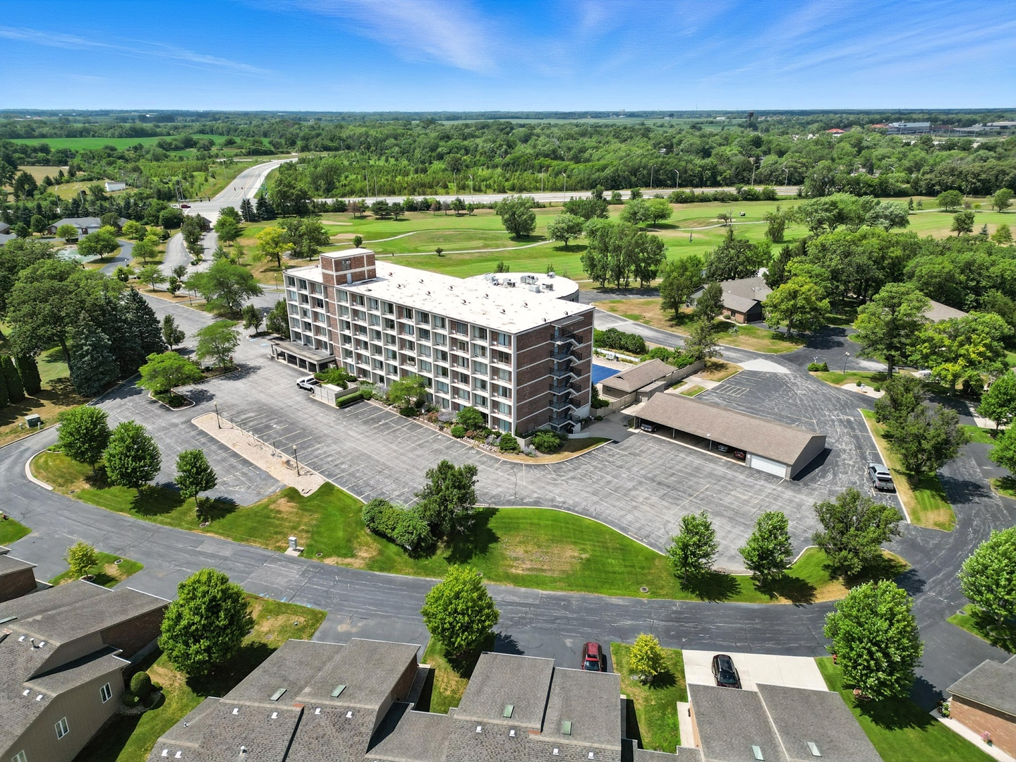 2681 Route 394 Crete Il 60417 Crete, IL 60417 - Photo 3 of 16 an aerial view of a house with a lake view