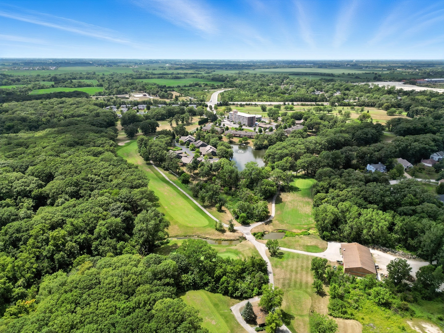 2681 Route 394 Crete Il 60417 Crete, IL 60417 - Photo 8 of 16 an aerial view of residential houses with outdoor space and trees