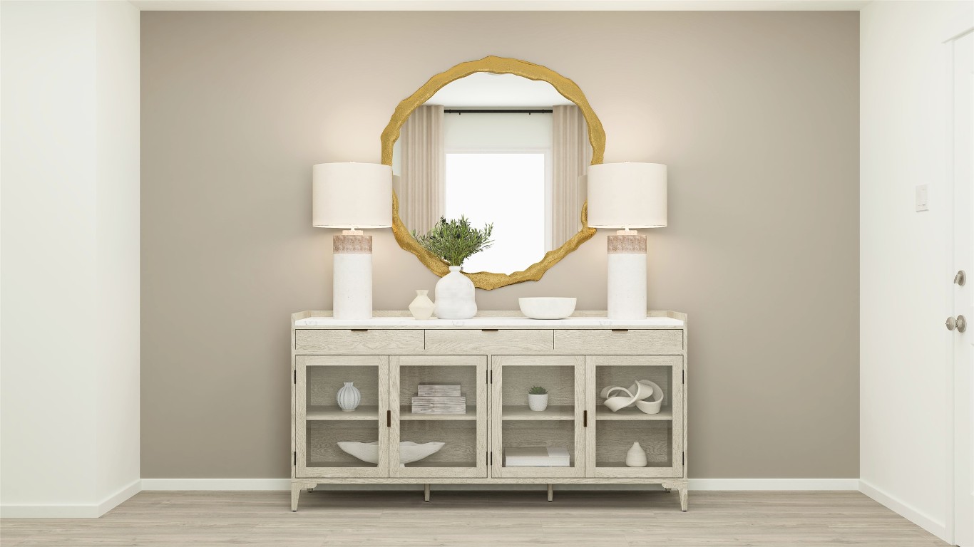 270 Kings Row Lane Jarrell, TX 76537 - Photo 15 of 30 a view of living room with a mirror and window