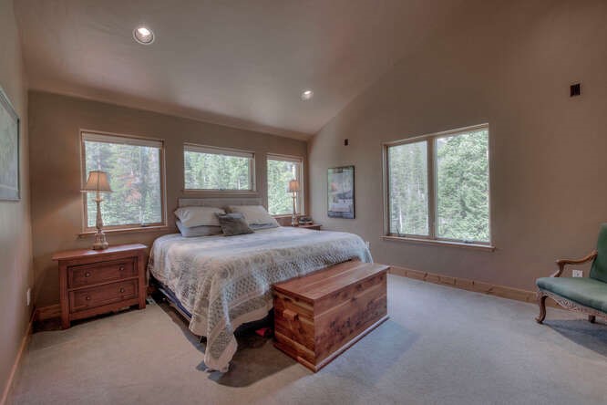 273 Bullion Mine Road Keystone, CO 80435 - Photo 19 of 34 Master bedroom has gorgeous views and vaulted ceilings wonder space