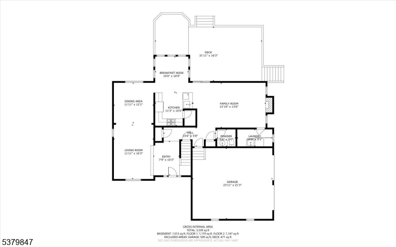 720 Colonial Court Somerville, NJ 08876 - Photo 31 of 33 a picture of floor plan
