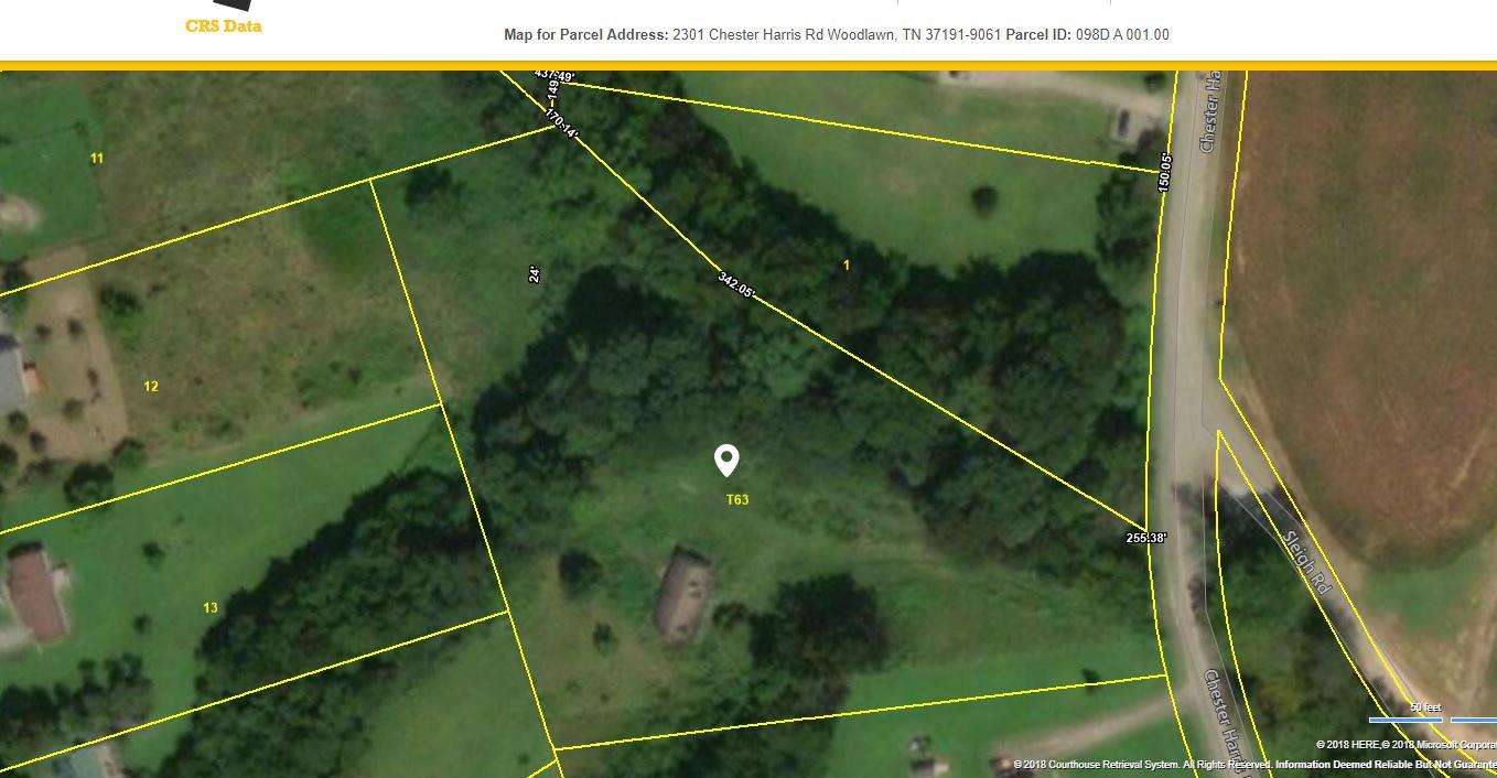 2301 Chester Harris Road Woodlawn, TN 37191 - Photo 14 of 14 Aerial of lot