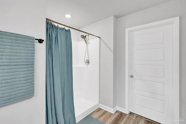 a view of closet area