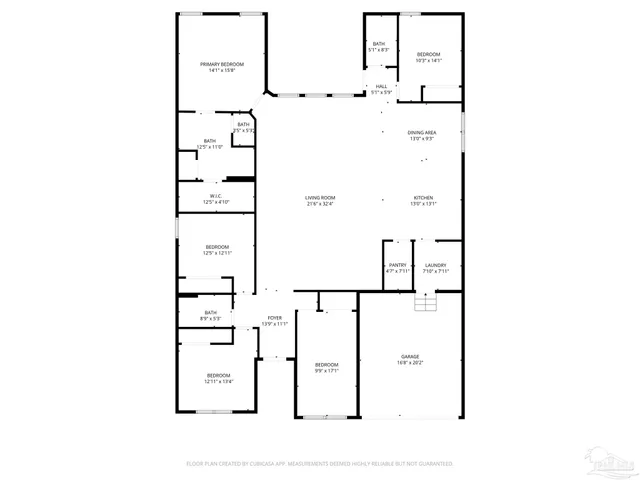 a picture of a floor plan
