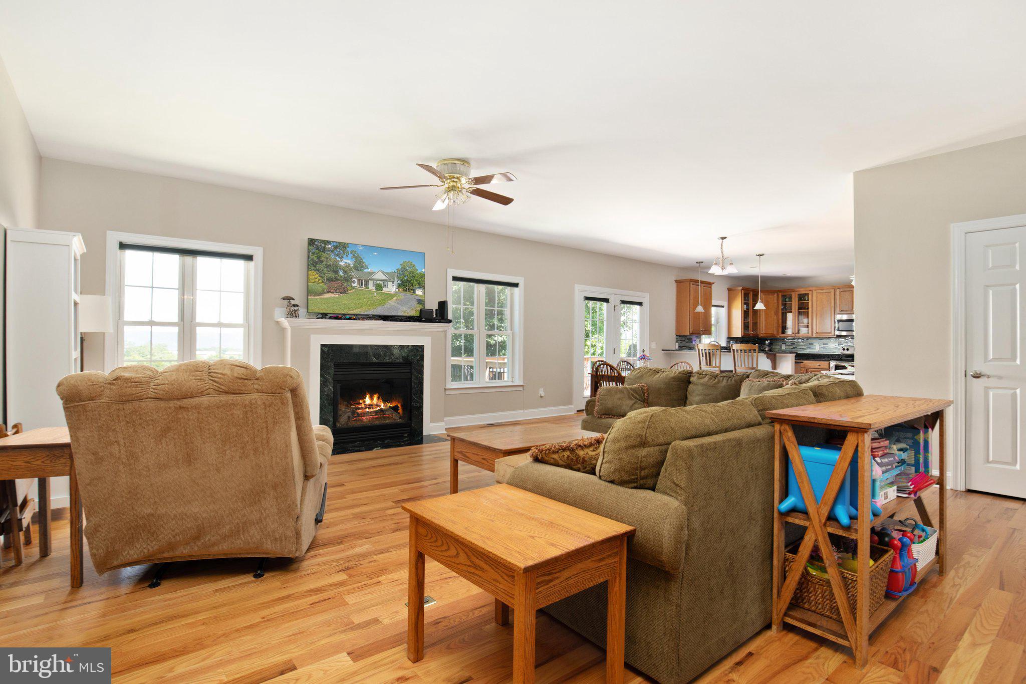 516 Zepp Road Maurertown, VA 22644 - Photo 7 of 63 Living Room with gas fireplace