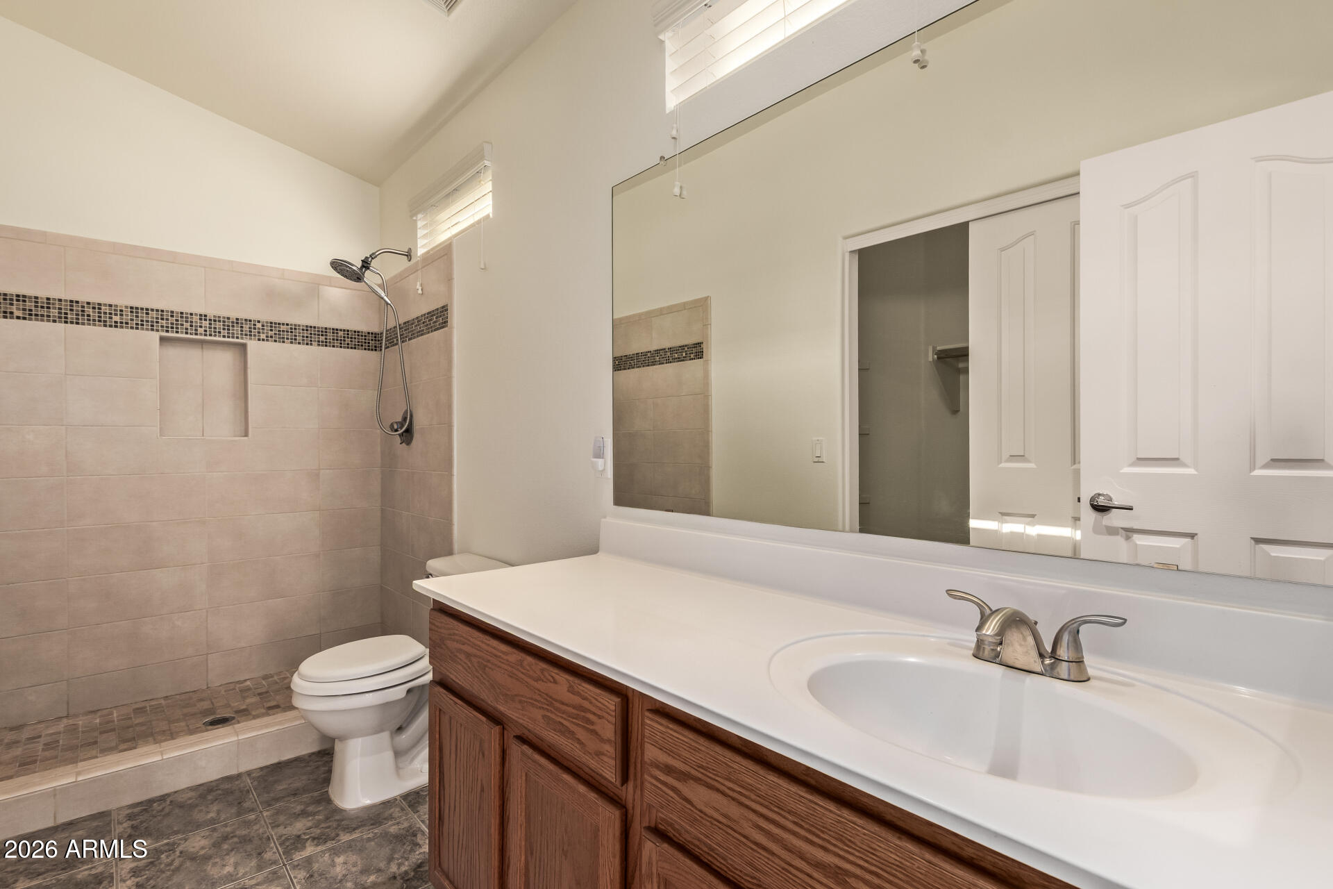 280 South Evergreen Road, Unit 1246 Tempe, AZ 85288 - Photo 21 of 25 a bathroom with a sink a toilet and shower