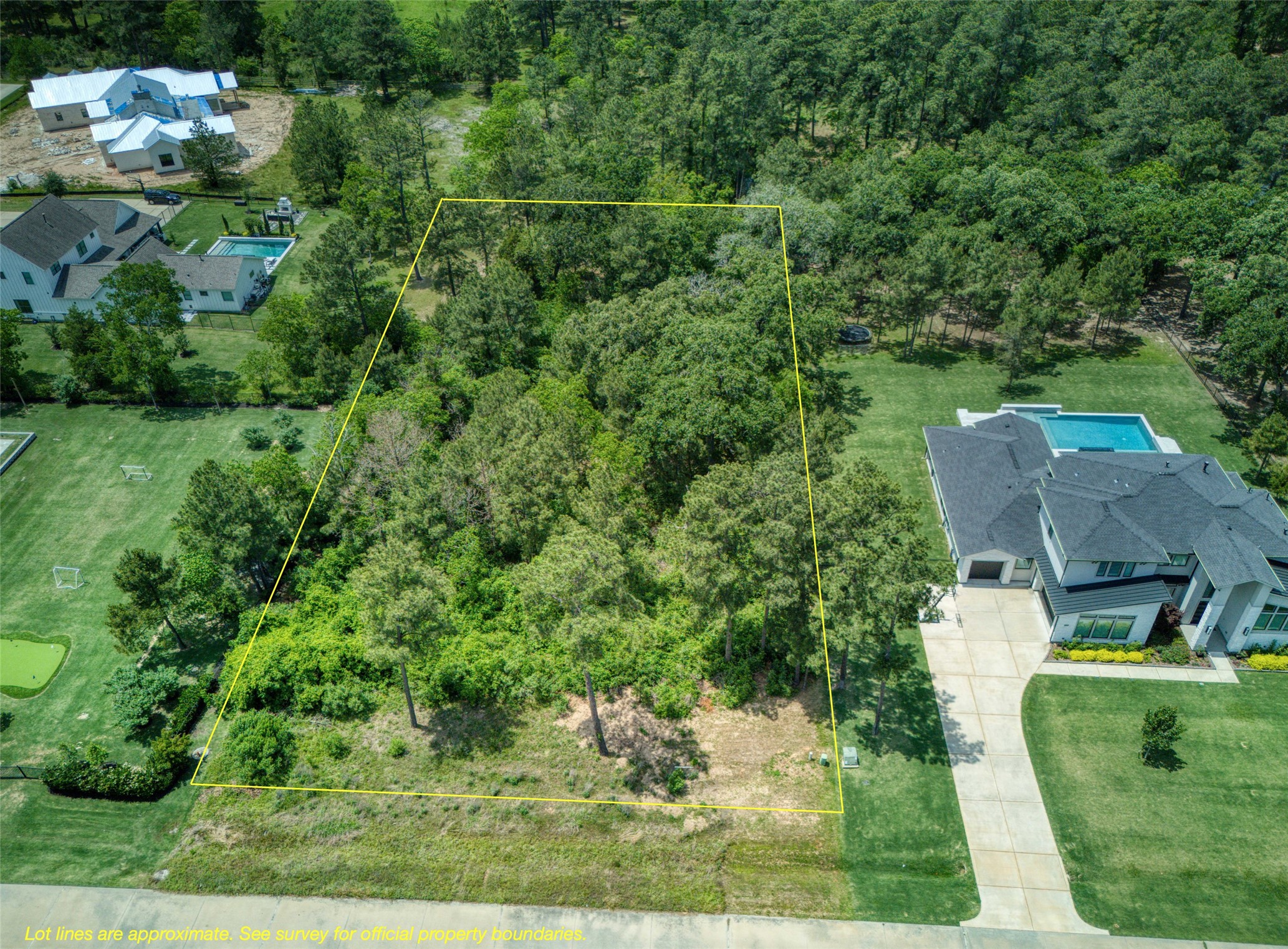31111 Spring Lake Boulevard Tomball, TX 77375 - Photo 1 of 19 an aerial view of a house with a yard