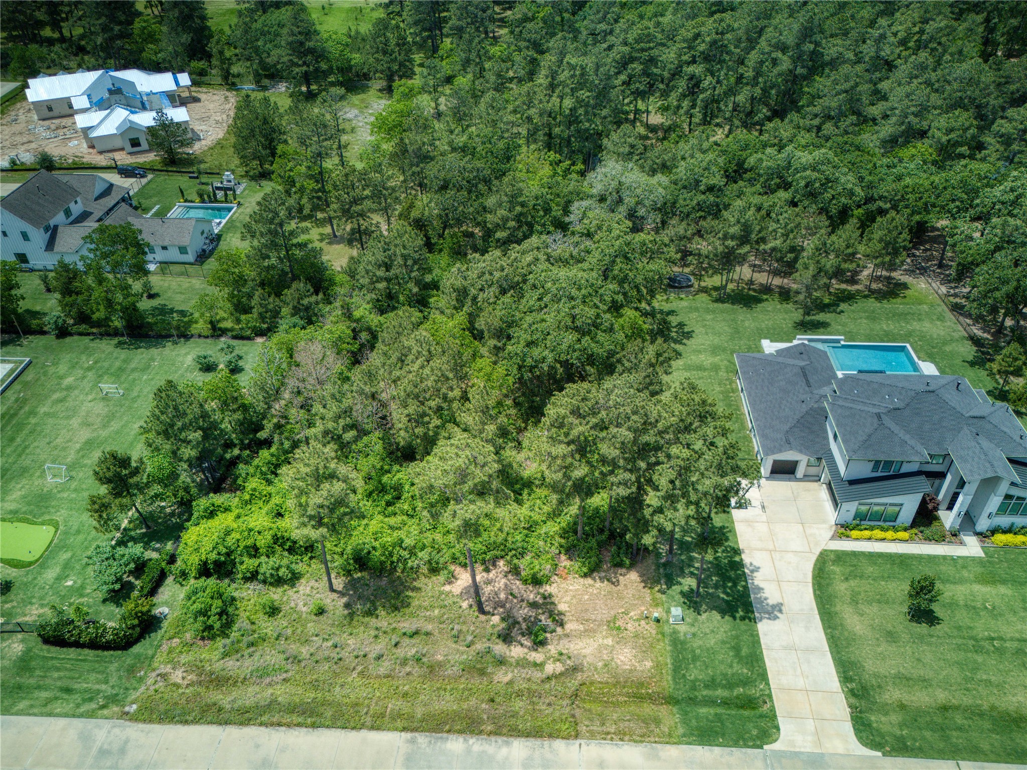 31111 Spring Lake Boulevard Tomball, TX 77375 - Photo 15 of 19 an aerial view of a house with a yard