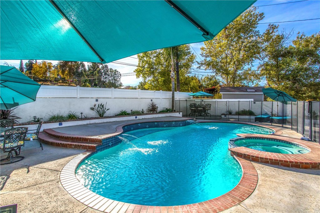 31607 Florida Street Redlands, CA 92373 - Photo 34 of 65 a view of a swimming pool with a patio