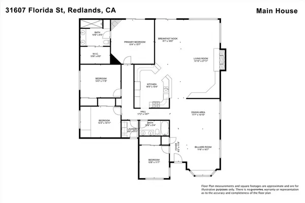 $1,399,000 | 31607 Florida Street, Redlands, CA 92373