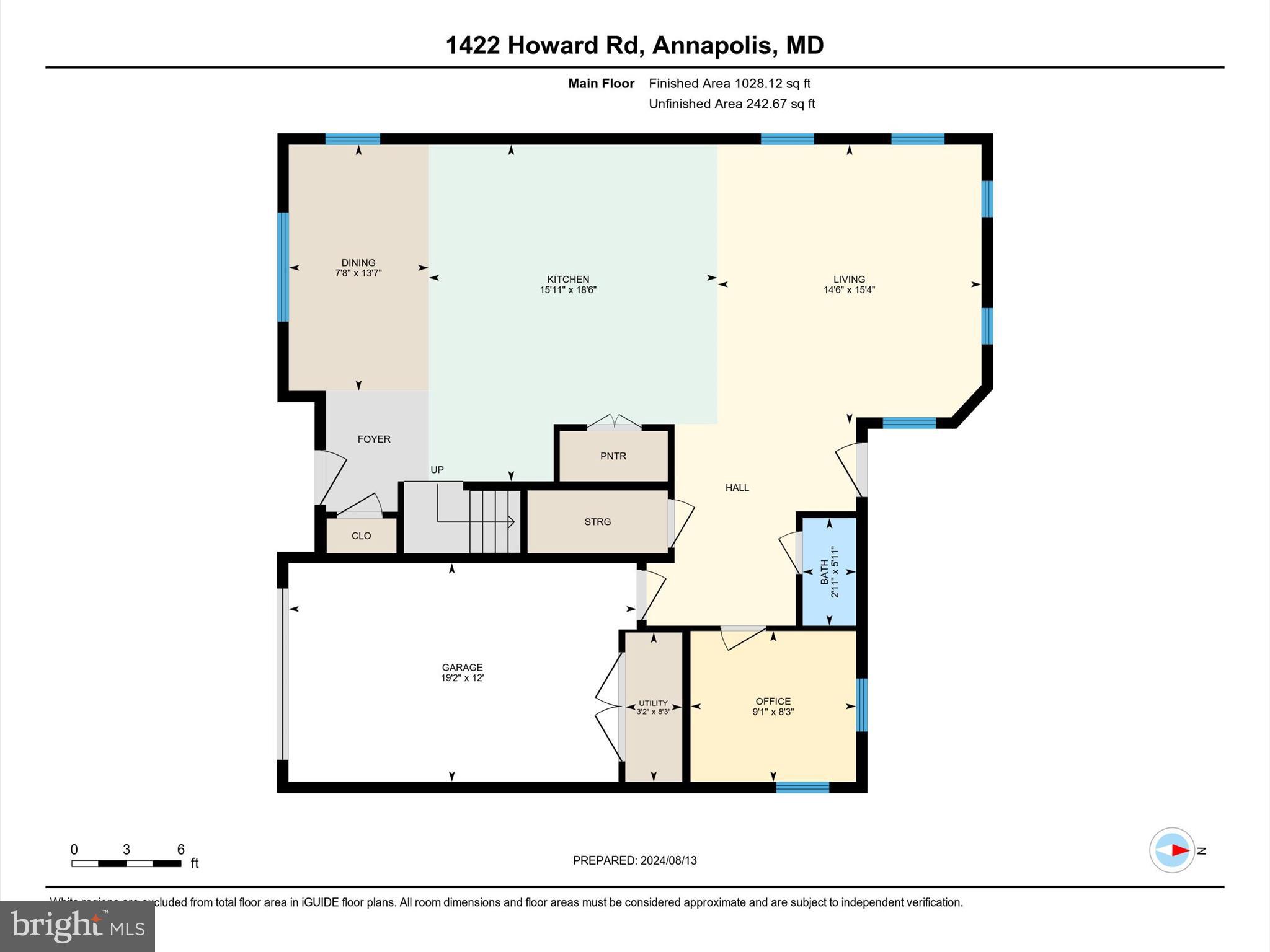 1422 Howard Road Annapolis, MD 21403 - Photo 59 of 61 Level 1 Floor Plan