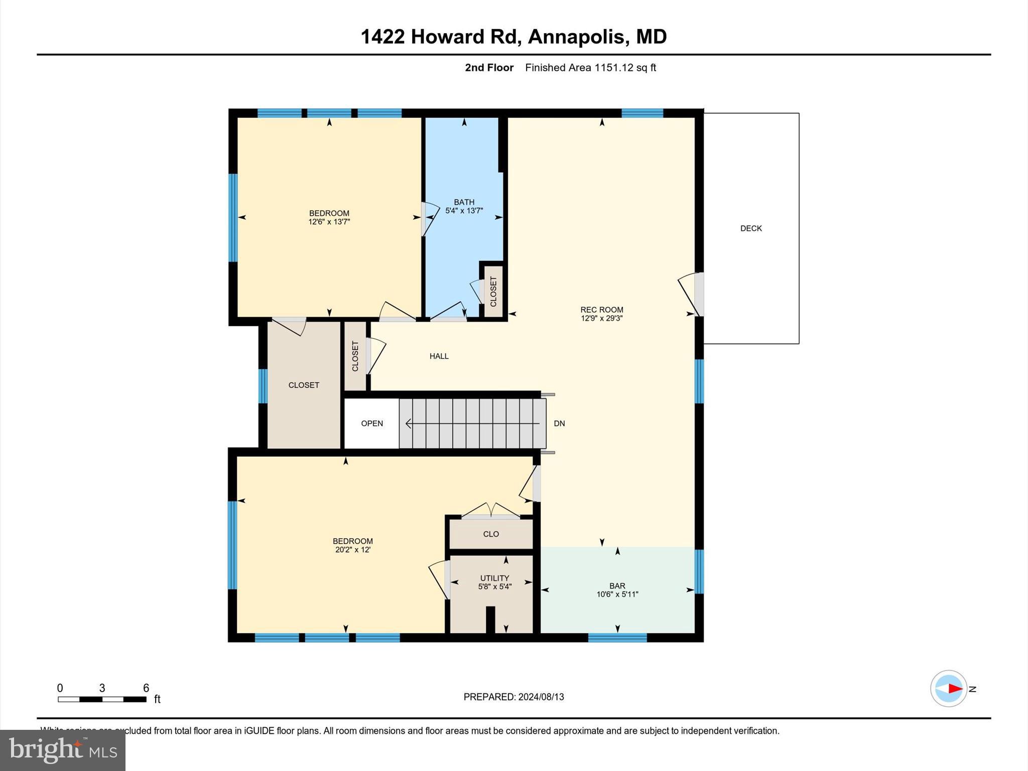 1422 Howard Road Annapolis, MD 21403 - Photo 61 of 61 Level 3 Floor Plan