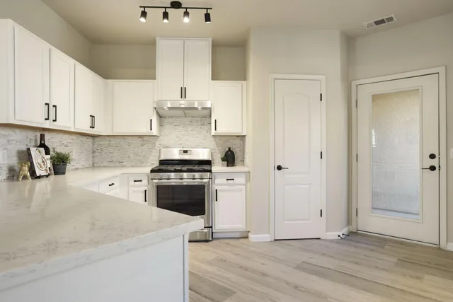 a view of small space with potted plant