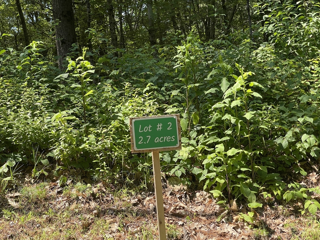 a sign broad in front of flowers