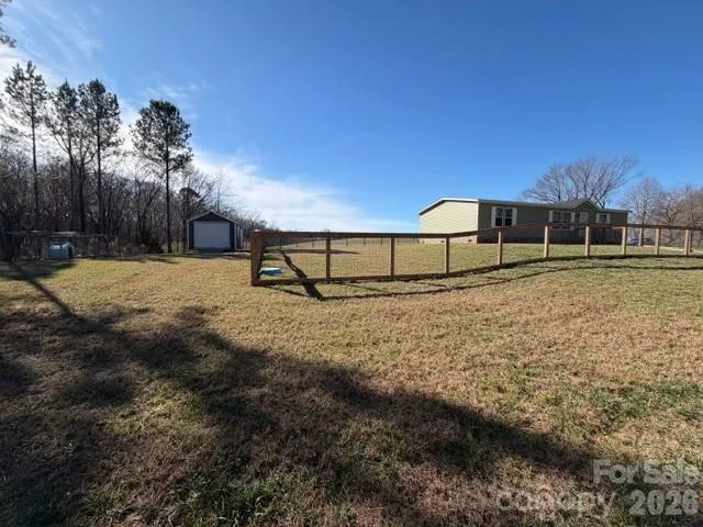 a backyard of a house