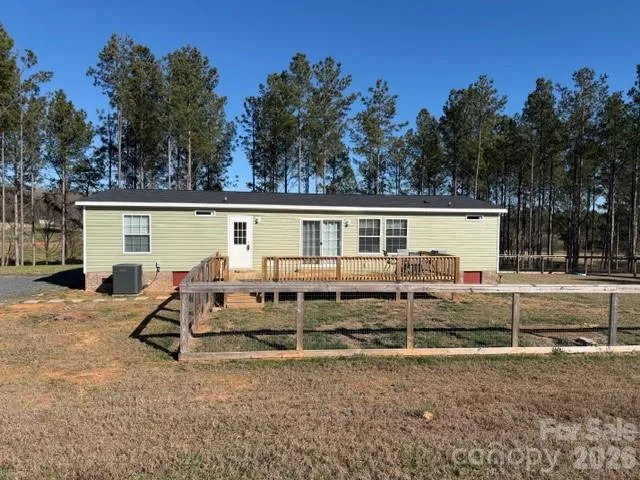 front view of a house with a patio
