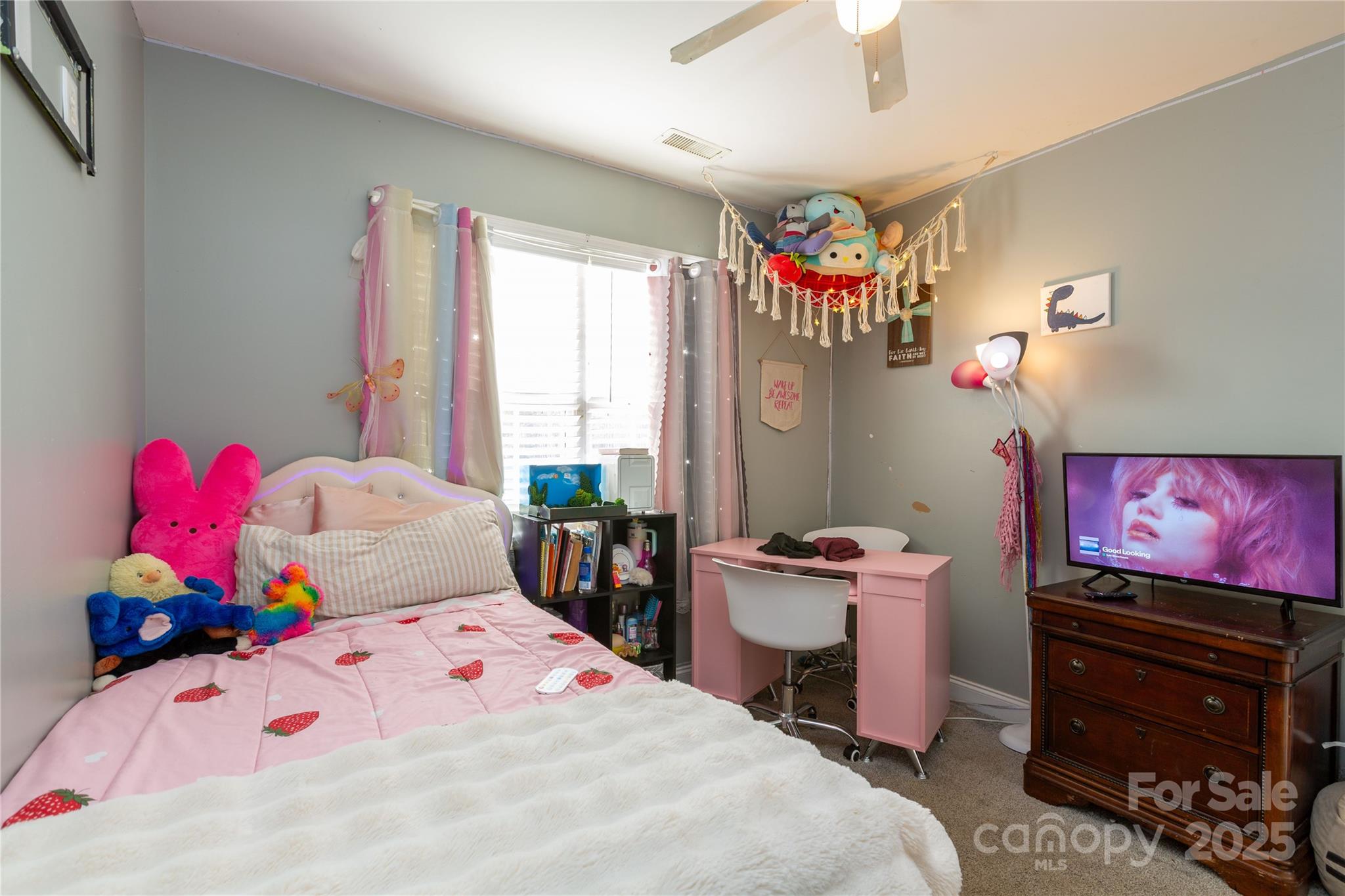 505 Coffeetree Lane Stanley, NC 28164 - Photo 23 of 37 a bedroom with a bed dresser and window