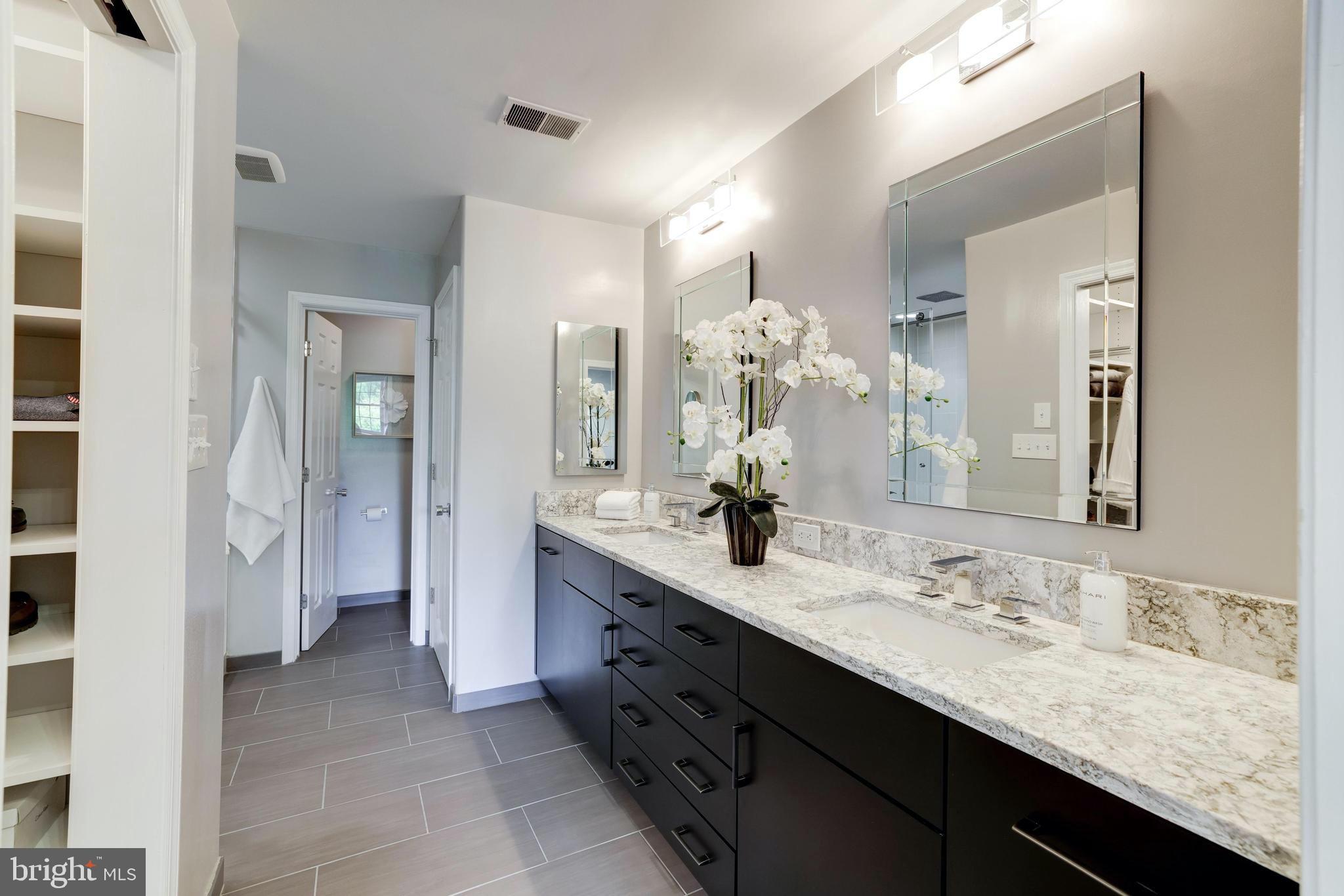 2612 North Glebe Road Arlington, VA 22207 - Photo 17 of 44 Custom Double Vanity by Cameo