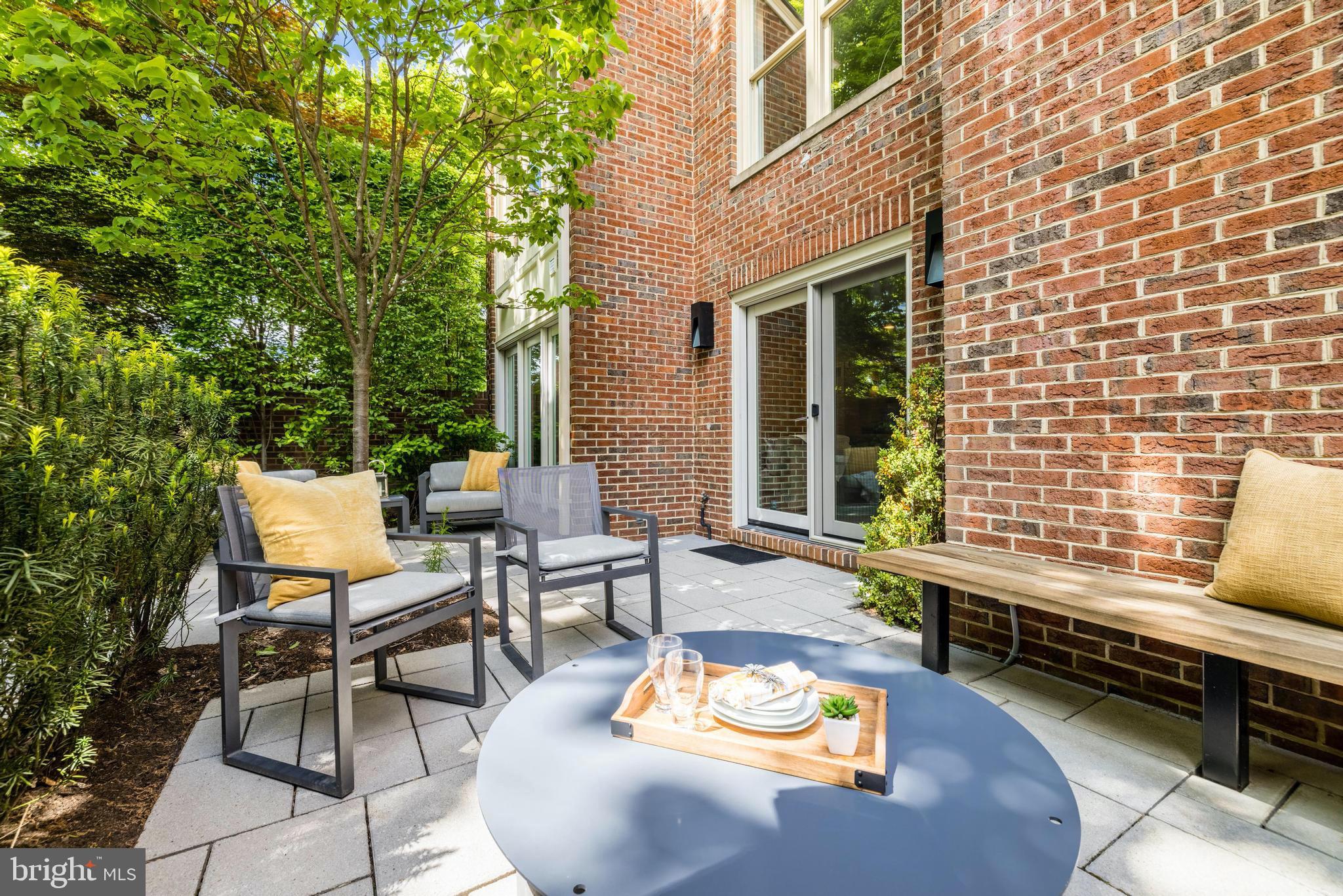 2612 North Glebe Road Arlington, VA 22207 - Photo 41 of 44 Georgetown Patio with Gas Fire Pit
