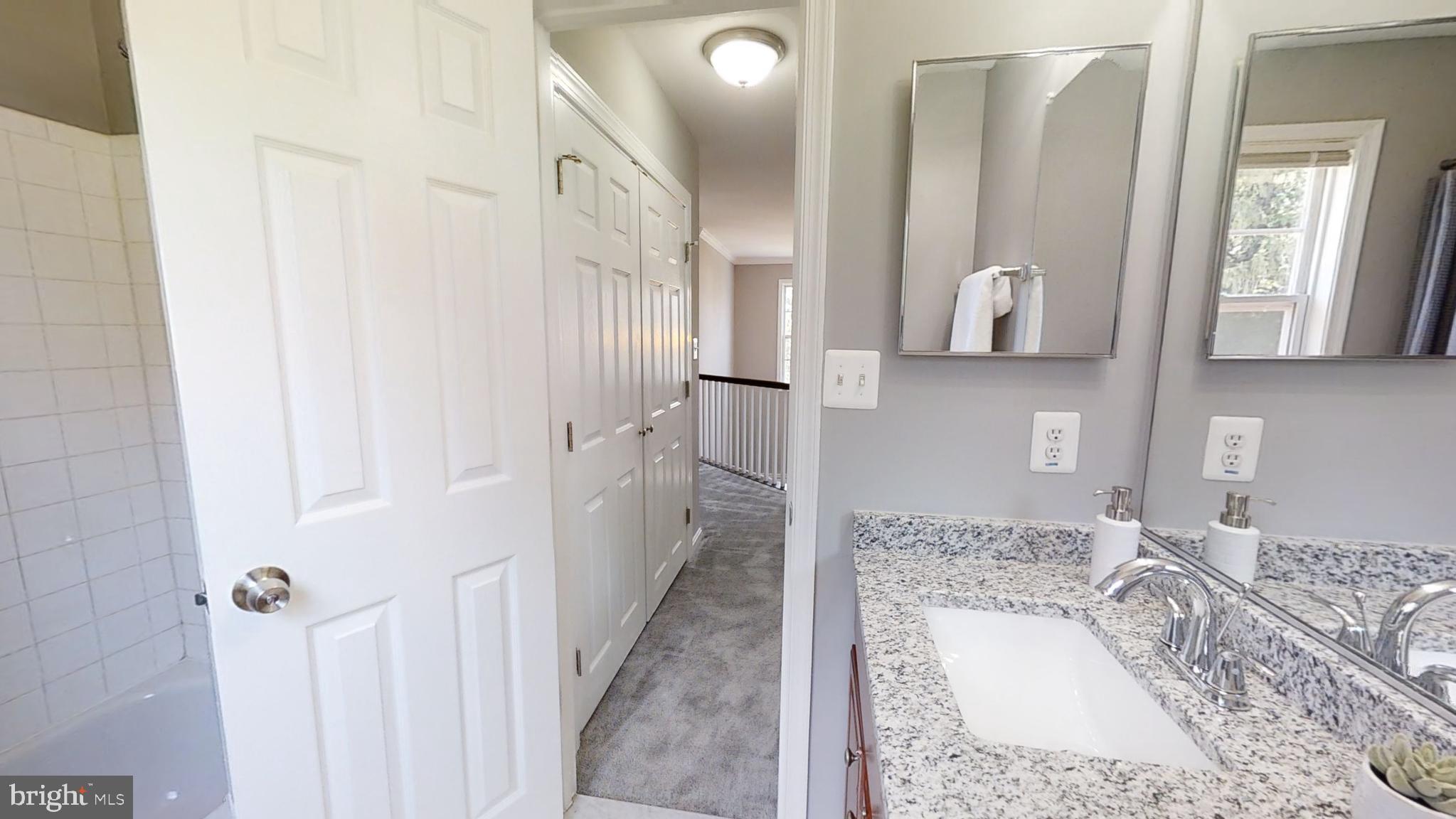 10011 Paxton Road Randallstown, MD 21133 - Photo 32 of 43 Upper Level Full Bathroom with Custom Counters