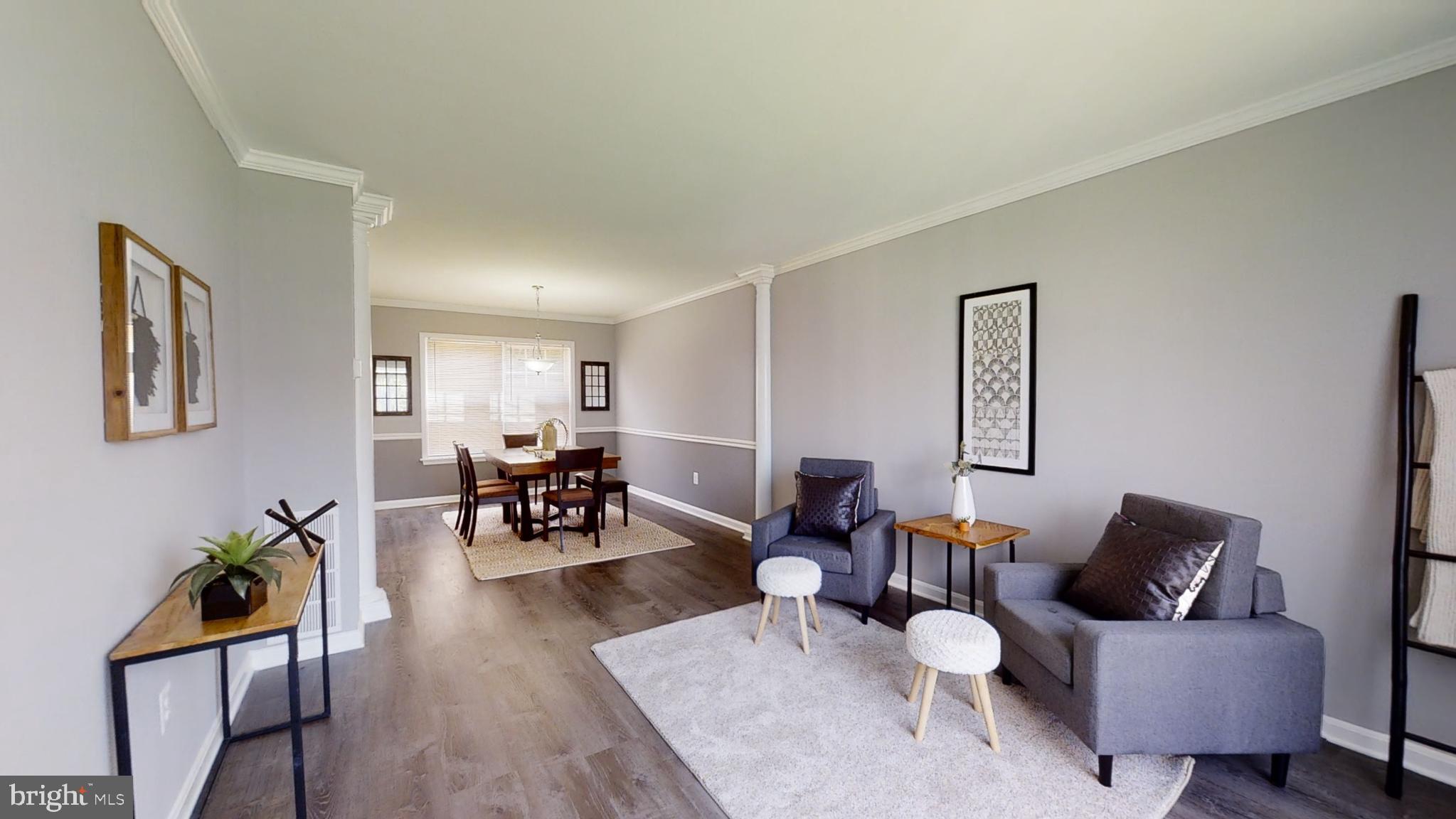 10011 Paxton Road Randallstown, MD 21133 - Photo 5 of 43 Formal Living and Dining, Beautiful Hardwoods