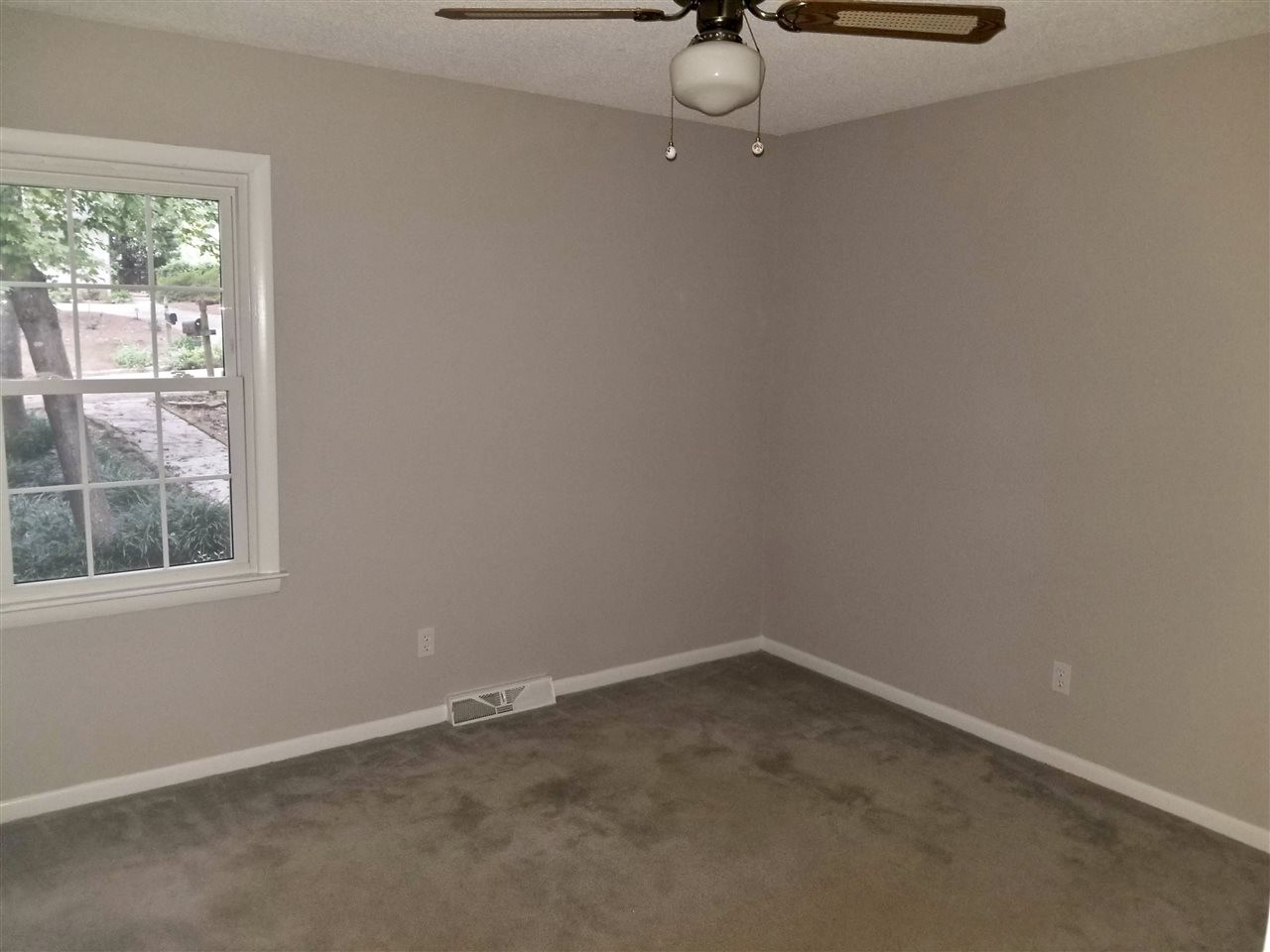 6420 Rockrest Court Raleigh, NC 27612 - Photo 7 of 22 Extra bedroom overlooking front yard w/ ceiling fan