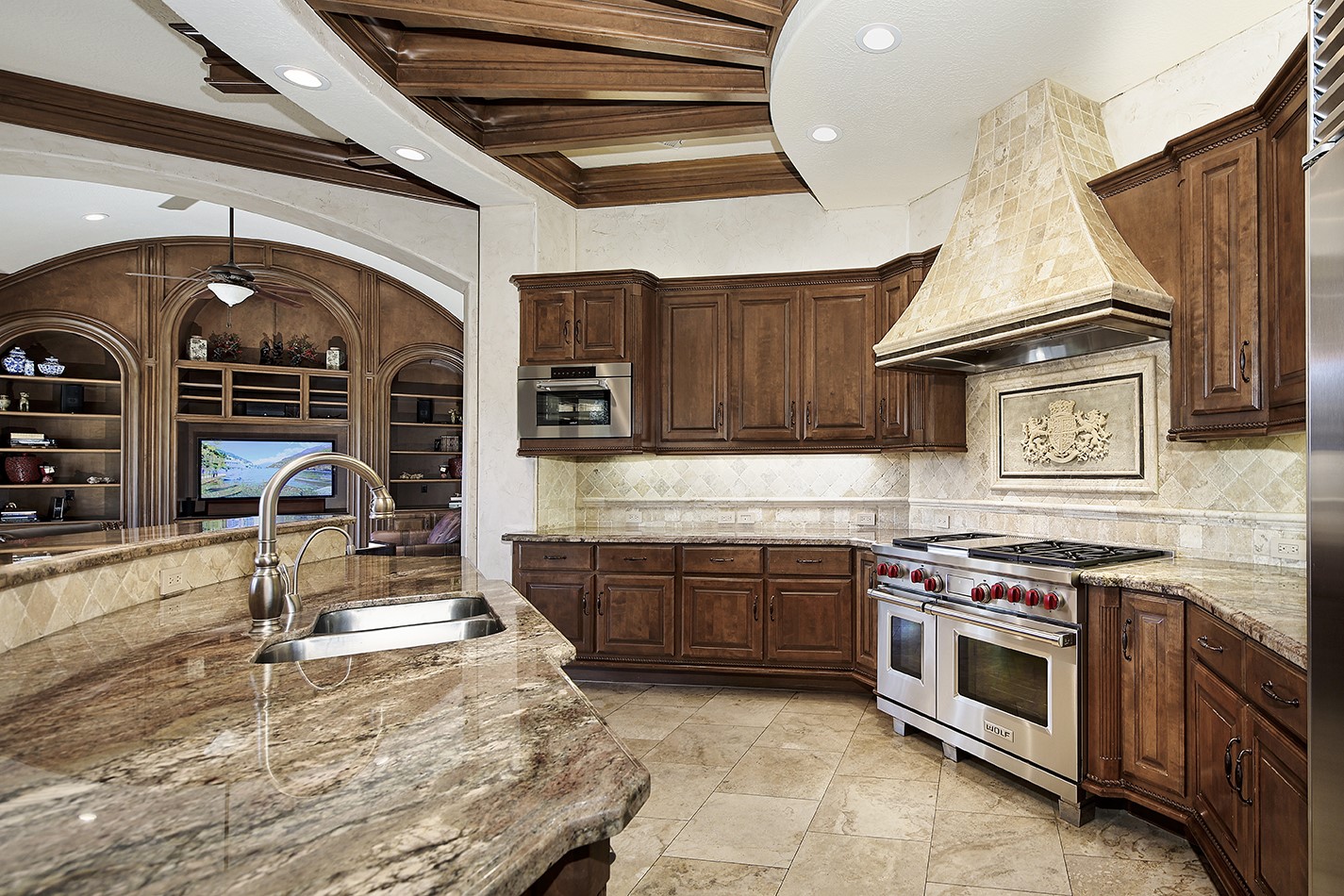 134 South Tranquil Path The Woodlands, TX 77380 - Photo 22 of 49 Granite countertops, subzero and Wolf appliances and abundant cabinetry.