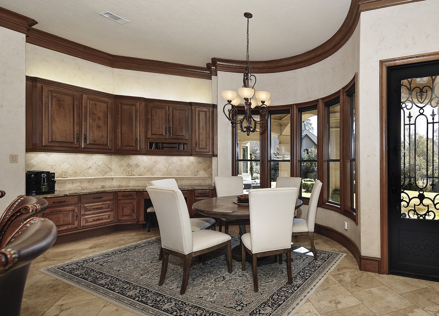 134 South Tranquil Path The Woodlands, TX 77380 - Photo 23 of 49 Breakfast room adjoins kitchen.
