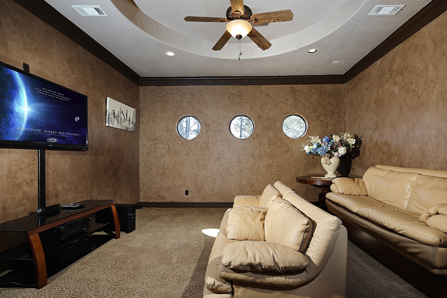 134 South Tranquil Path The Woodlands, TX 77380 - Photo 40 of 49 2nd floor media room.