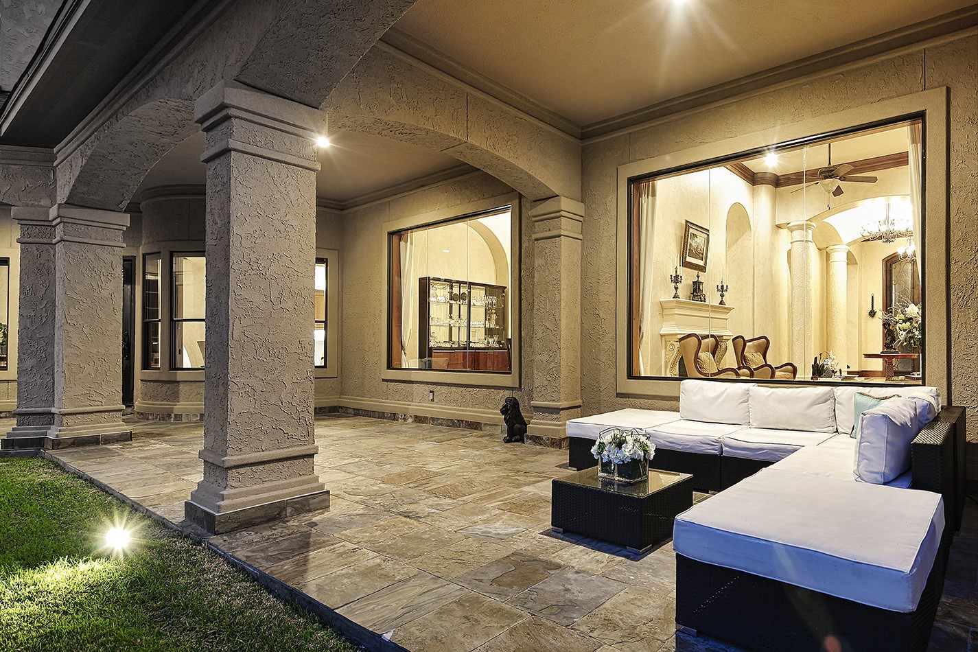 134 South Tranquil Path The Woodlands, TX 77380 - Photo 44 of 49 The covered lanai extension the length