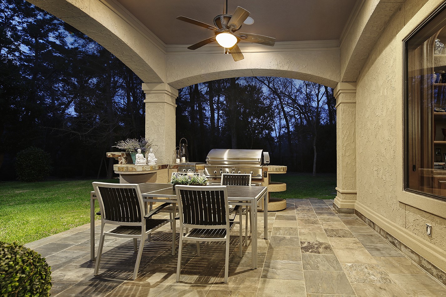 134 South Tranquil Path The Woodlands, TX 77380 - Photo 46 of 49 Room for lots of outdoor furniture. Pool bath too!