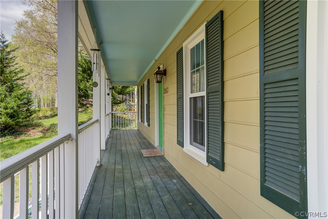 2863 Iverson Road Midlothian, VA 23112 - Photo 6 of 38 a view of a balcony with wooden floor