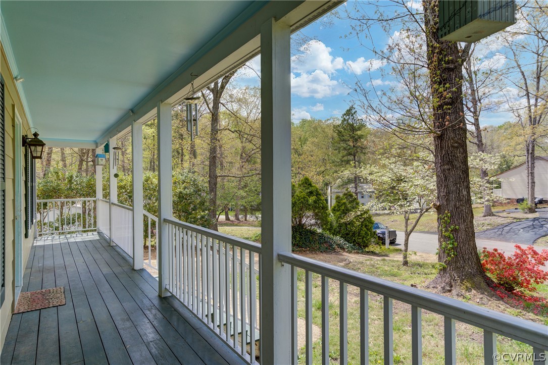 2863 Iverson Road Midlothian, VA 23112 - Photo 7 of 38 a view of a room with wooden floor and wooden fence